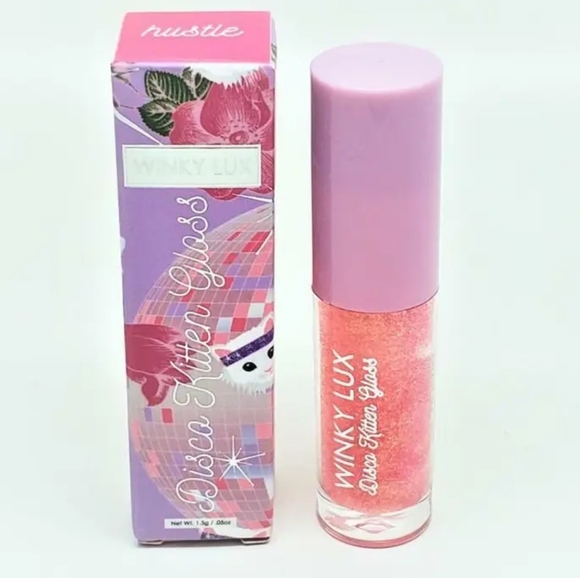 💙🌟HUSTLE Winky Lux MINI DISCONTINUED Disco Gloss NWT - Picture 3 of 7